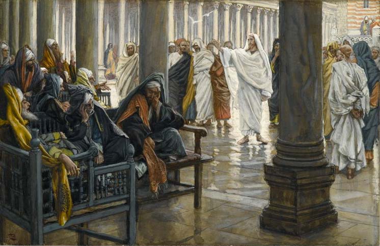 Brooklyn Museum Woe unto You Scribes and Pharisees Malheur à vous scribes et pharisiens James Tissot