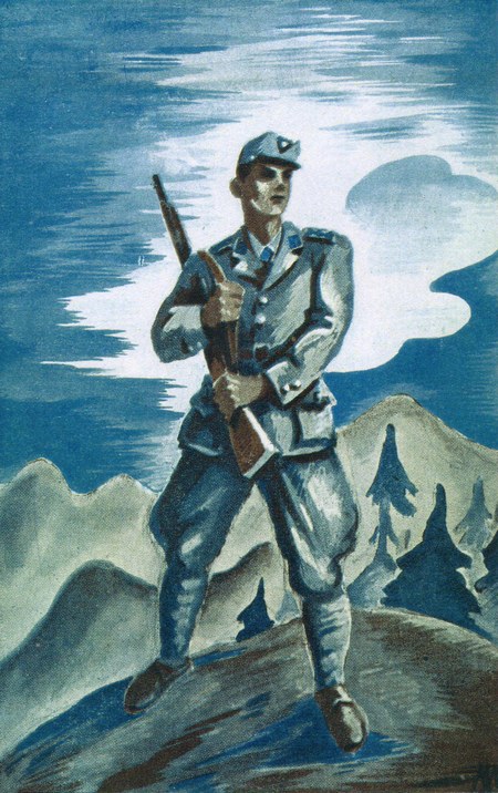 Плакат М. Бутовича із серії Карпатська Січ, 1939 р.
