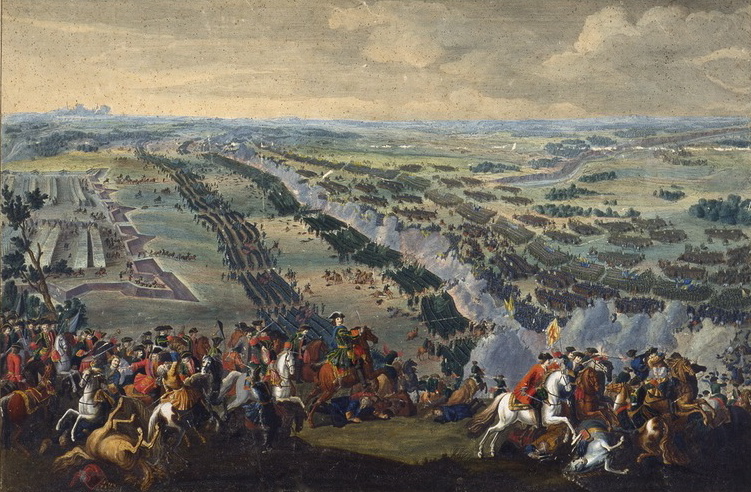 Полтавська битва - Д. Мартен (1726)