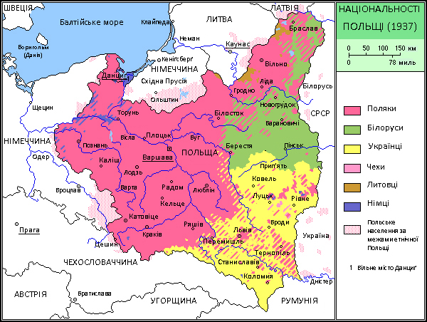 Національності Польщі 1937